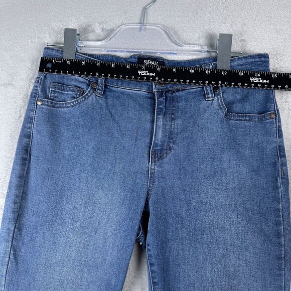 Buffalo David Bitton Ankle Grazer Jeans Stretch Super Soft Women's Blue SZ 8/29 - Picture 6 of 10